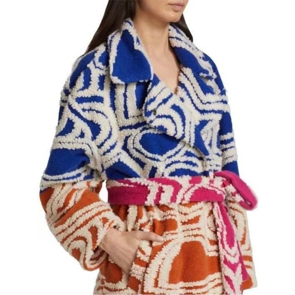 FARM Rio Fleece Multicolored Coat - Picture 8 of 8